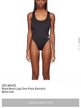 NWT Off-White Bathing Suit